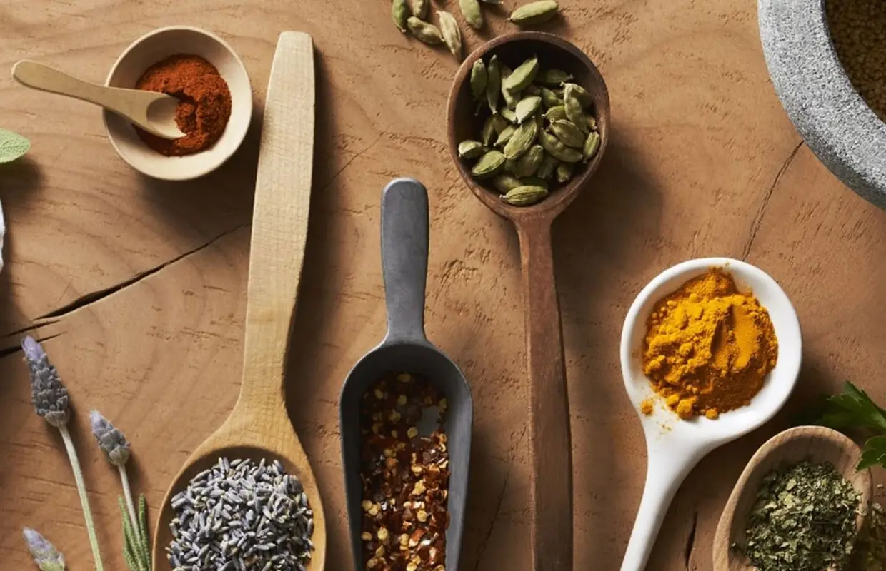 Organic herbs and spices