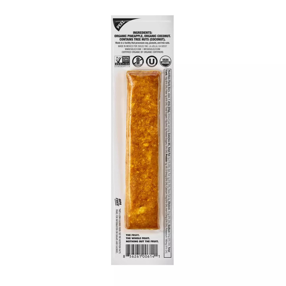 Organic Pineapple Coconut Jerky .8oz