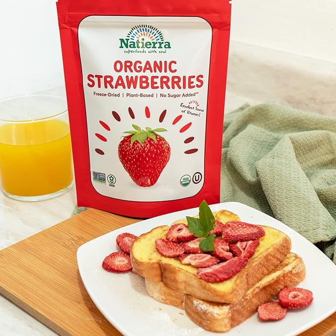 Organic Strawberry Freeze Dried 1.2 oz