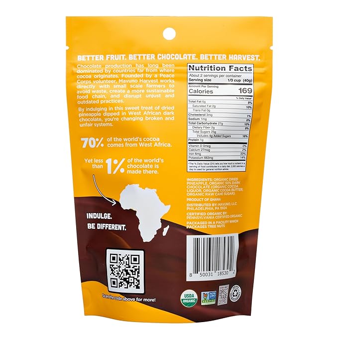 Dried Pineapple Chocolate Fruit 3oz