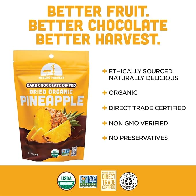 Dried Pineapple Chocolate Fruit 3oz