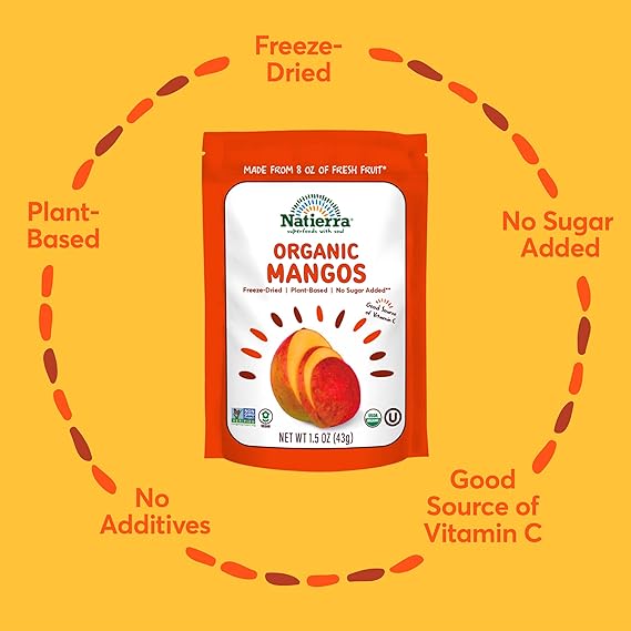 Mango Freeze Dried Raw 1.5oz
