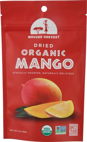 Dried Fruit Mango Organic 2oz