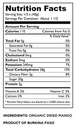 Dried Fruit Mango Organic 2oz
