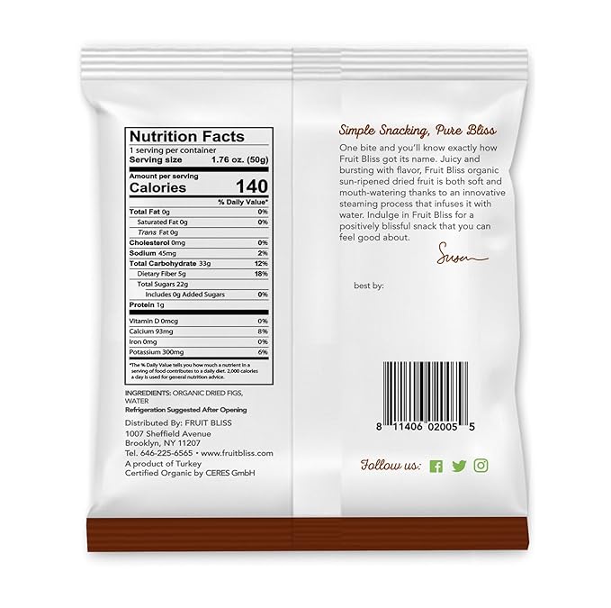 Dried Figs Organic 1.76oz