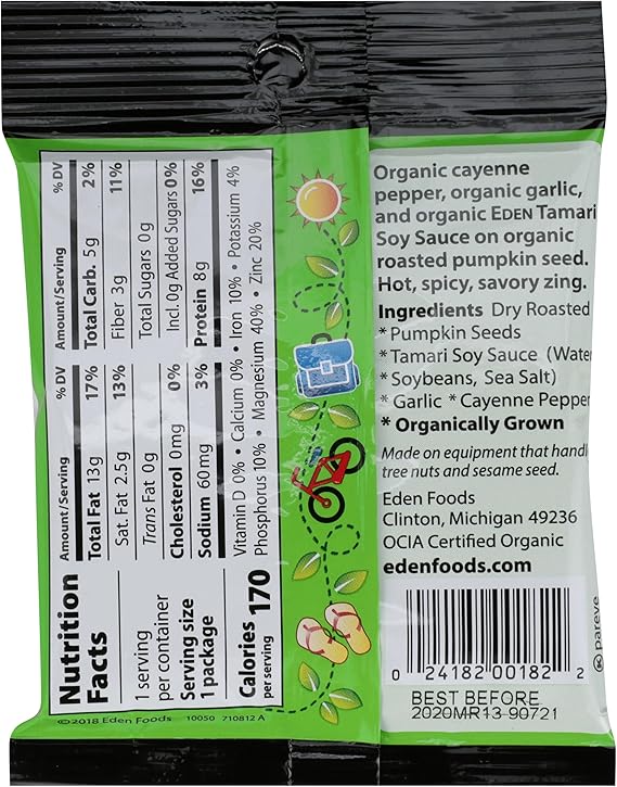Spicy Pumpkin Seeds Snack 1oz