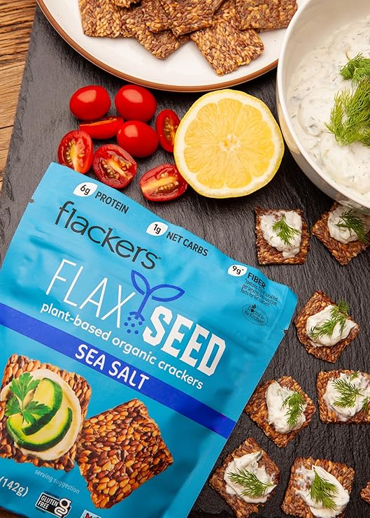 Sea Salt Flax Seed Crackers 5oz