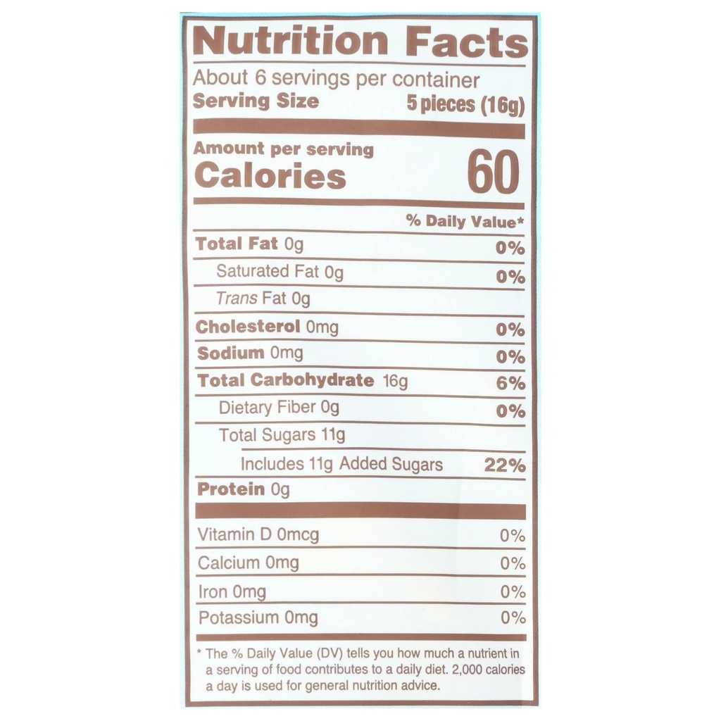 Organic Assorted Hard Candy 3.5 oz