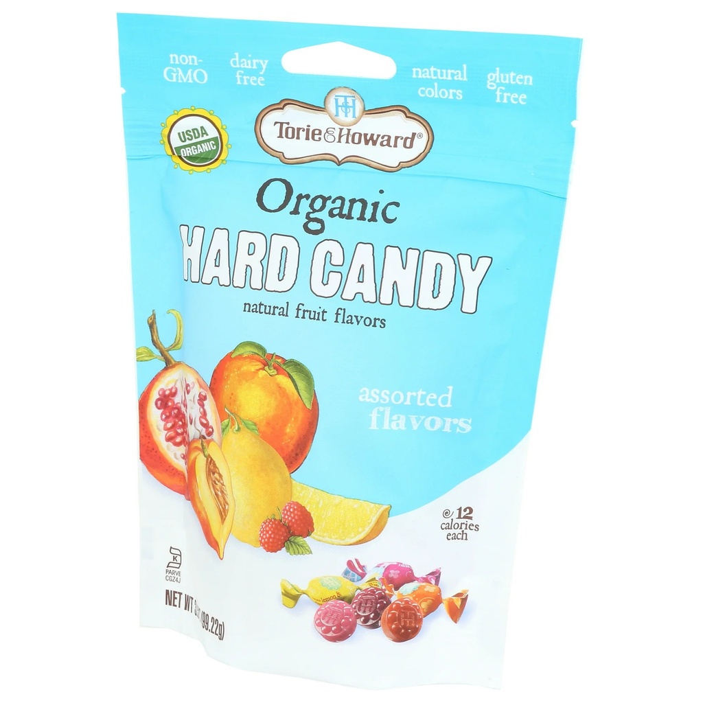 Organic Assorted Hard Candy 3.5 oz
