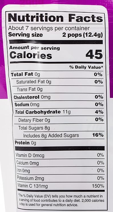 Vitamin C Lollipop 3oz
