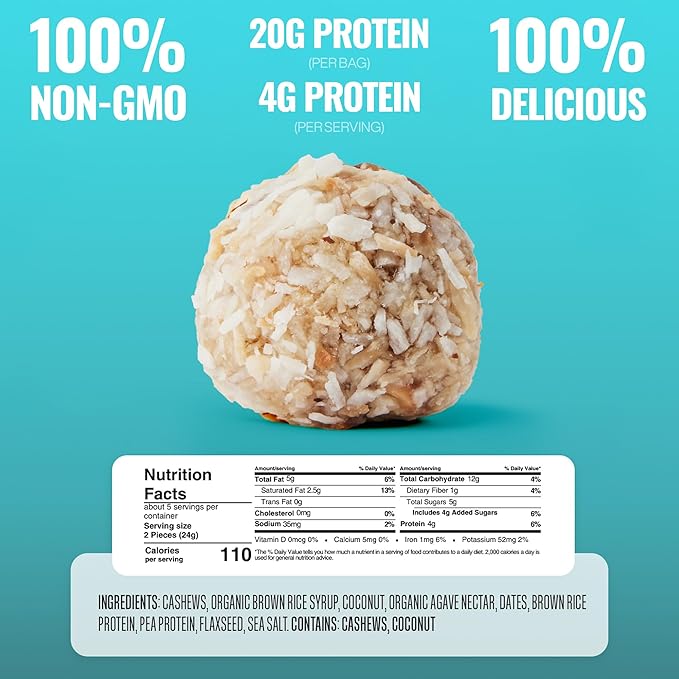 GF Coconut & Cashew Bites 4oz