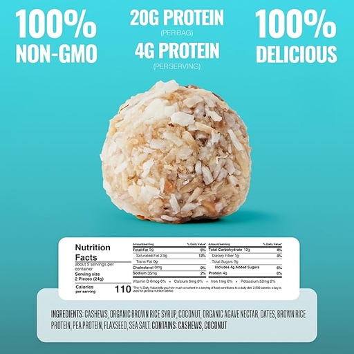 GF Coconut & Cashew Bites 4oz