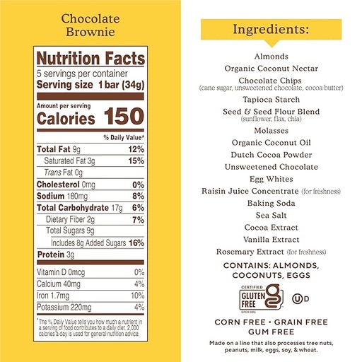 Soft Bakes Almond Flour Chocolate Brownie 1.19 oz