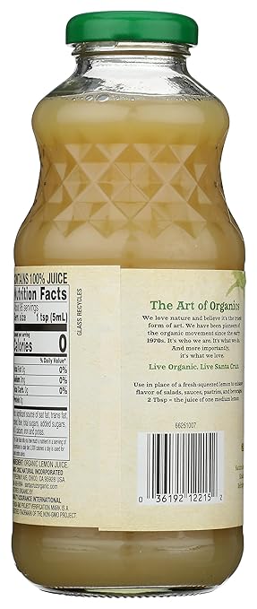 Lemon Juice Organic 16oz