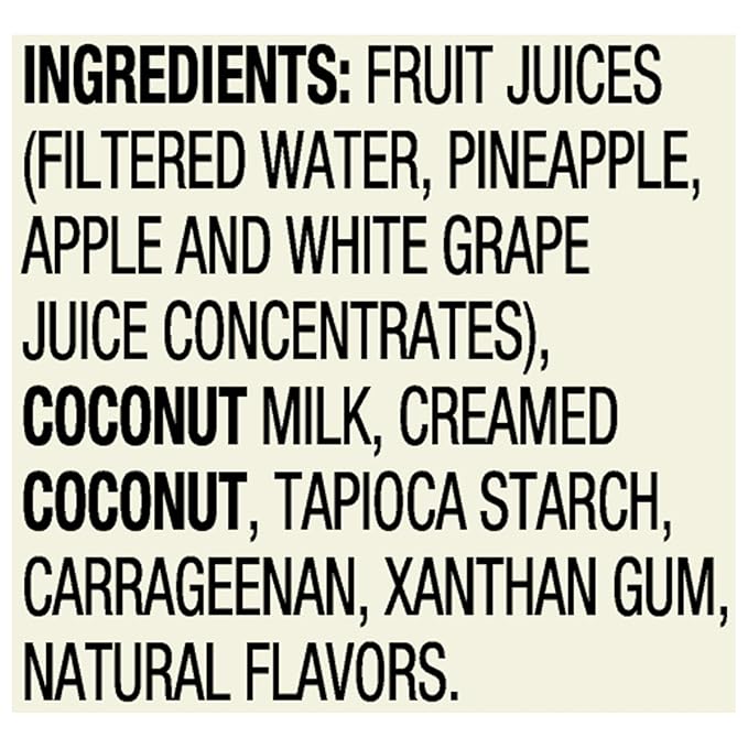 Pineapple Coconut Juice 32oz