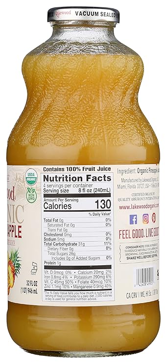 Pure pineapple Juice 32oz