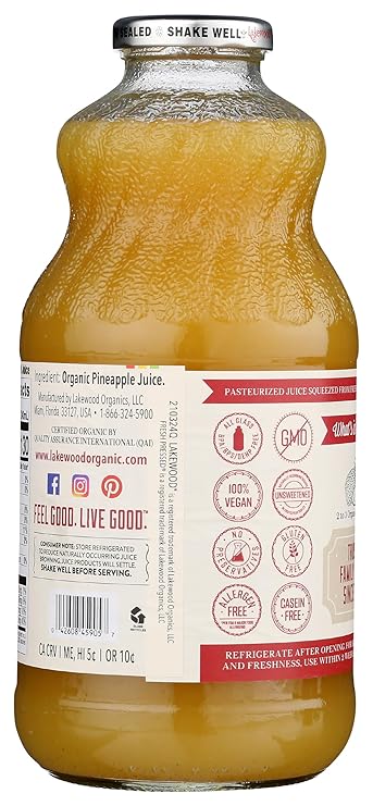 Pure pineapple Juice 32oz