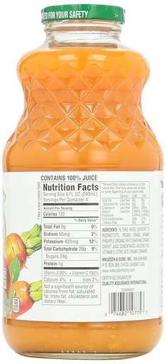 Organic Orange Carrot 32fl oz