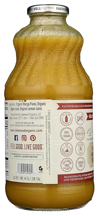 Mango Organic Juice 32oz