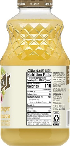 Lemon, Ginger,Echinacea Juice 32oz