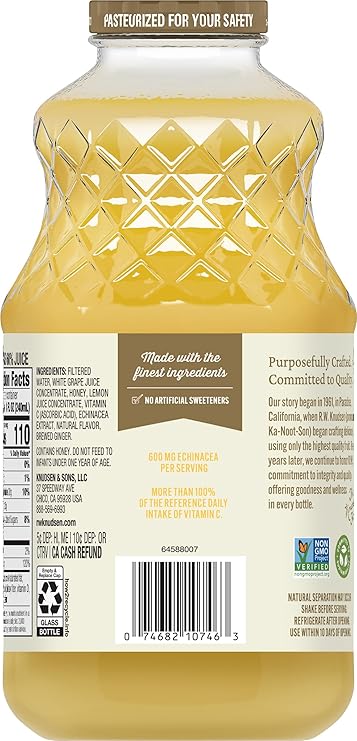 Lemon, Ginger,Echinacea Juice 32oz