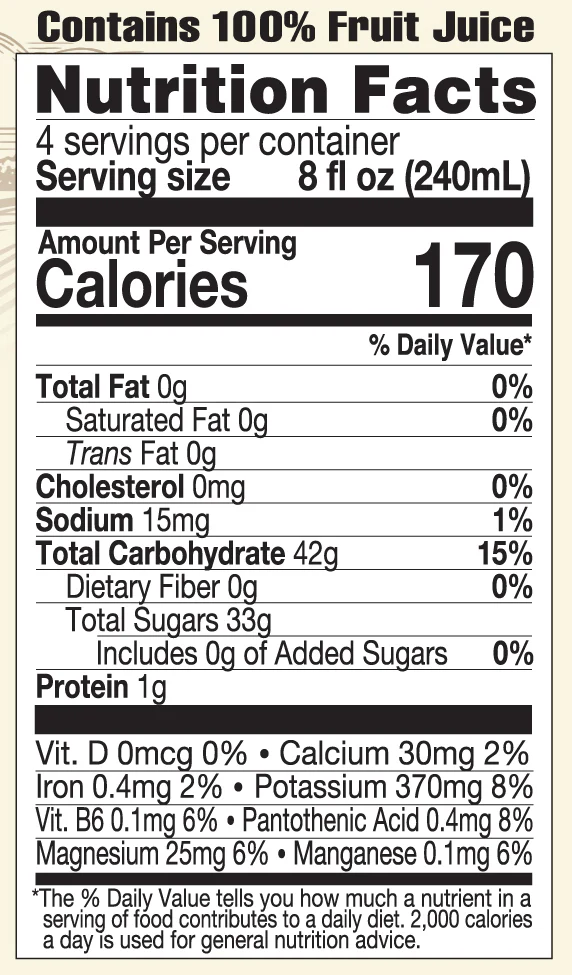 Black Cherry Juice Organic 32oz