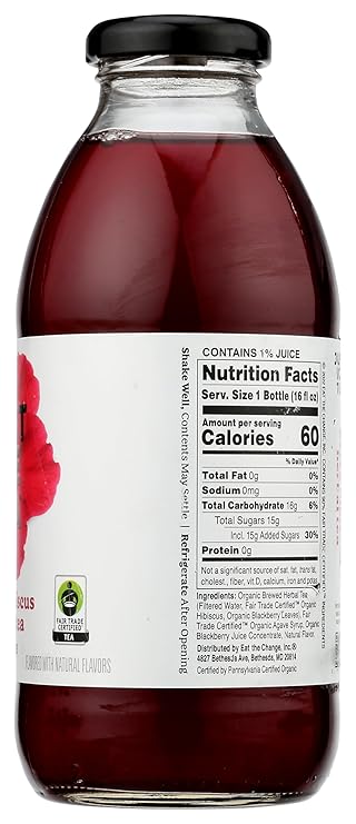 Organic Berry/Hibiscus Herbal Tea 16oz
