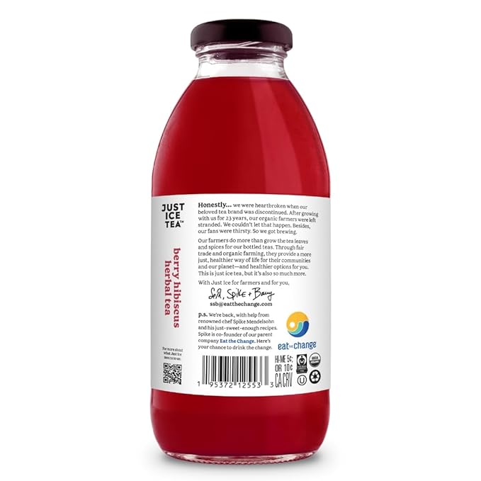 Organic Berry/Hibiscus Herbal Tea 16oz