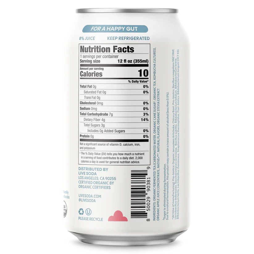 Luscius Cream Kombucha 12oz