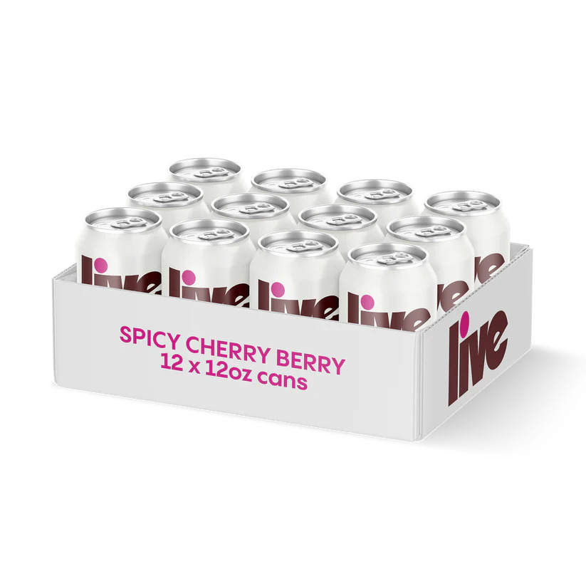 Spicy Cherry Berry Kombucha 12oz