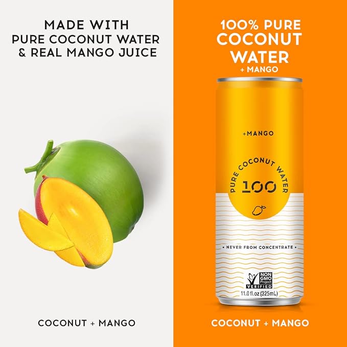 Pure Coconut Mango Water 11fl oz