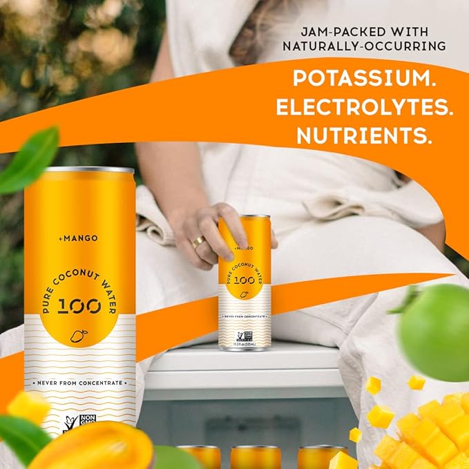 Pure Coconut Mango Water 11fl oz