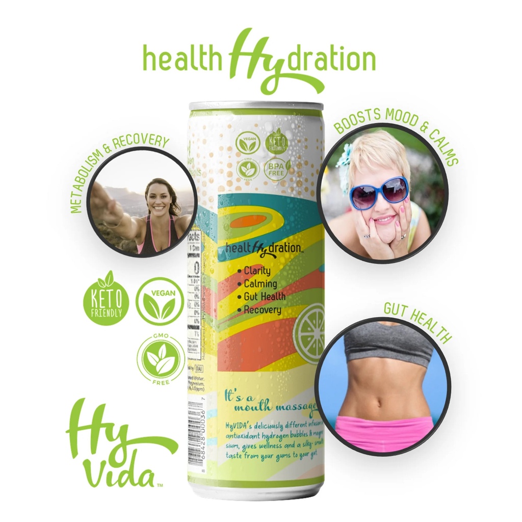 Hydrogen Infused Lemon Lime 12fl oz