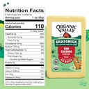 Cheese Raw Cheddar Mild Organic 8oz