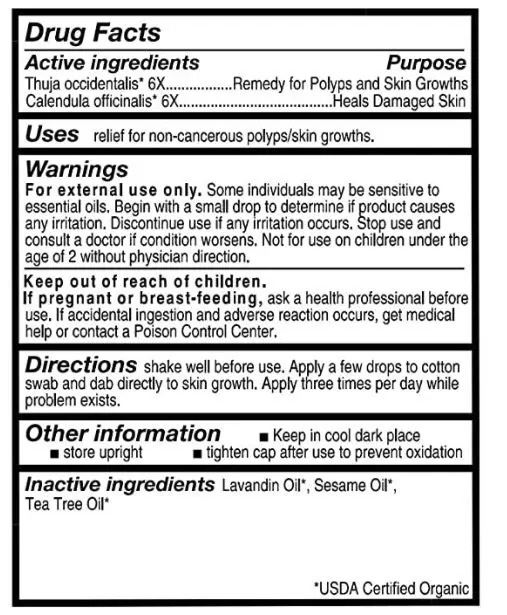 Skin Tag Organic Plant Medicine Extra Strength 0.37oz 