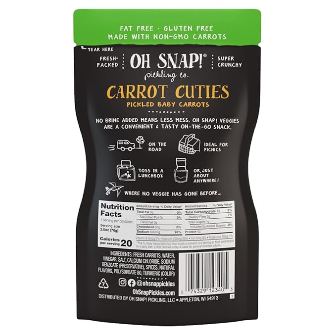 Pickled Carrot Cuties 2.25fl oz