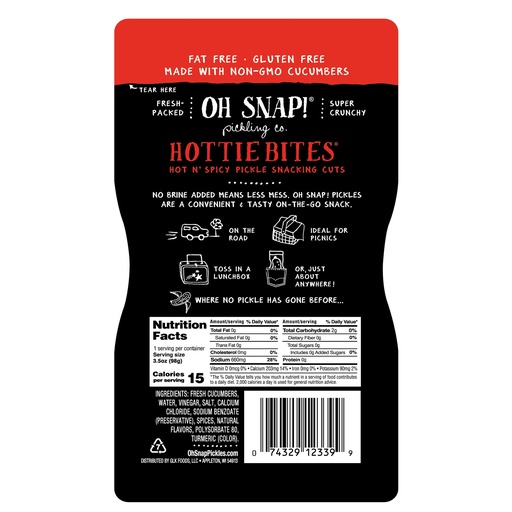 Hottie Bites Pickles 3.25fl oz