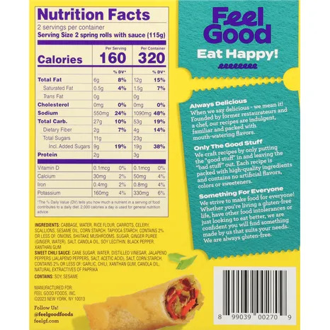 Vegetable Spring Roll 8.2oz