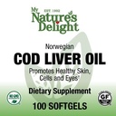 Cod Liver Oil - 100 Softgels