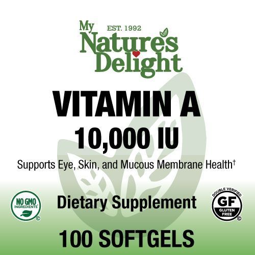 Vitamin A 10,000 IU - 100 Softgels