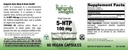 5-HTP 100 mg - 60 Vegan Caps