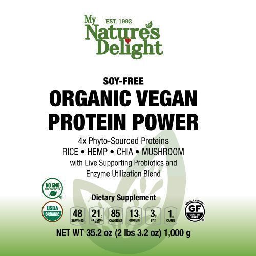 Organic Vegan Protein Power - 35.2 oz