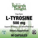 L-Tyrosine 500 mg - 90 Caps