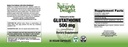 Glutathione 500 mg - Reduced & Active - 30 Vegan Caps