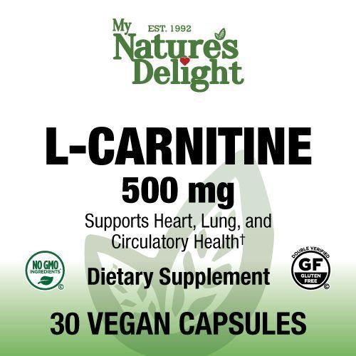L-Carnitine 500 mg - 30 Vegan Caps