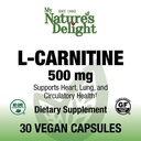 L-Carnitine 500 mg - 30 Vegan Caps