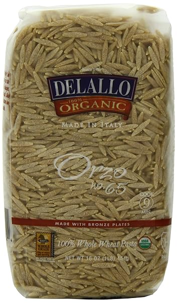 Organic Whole Wheat Orzo 16oz