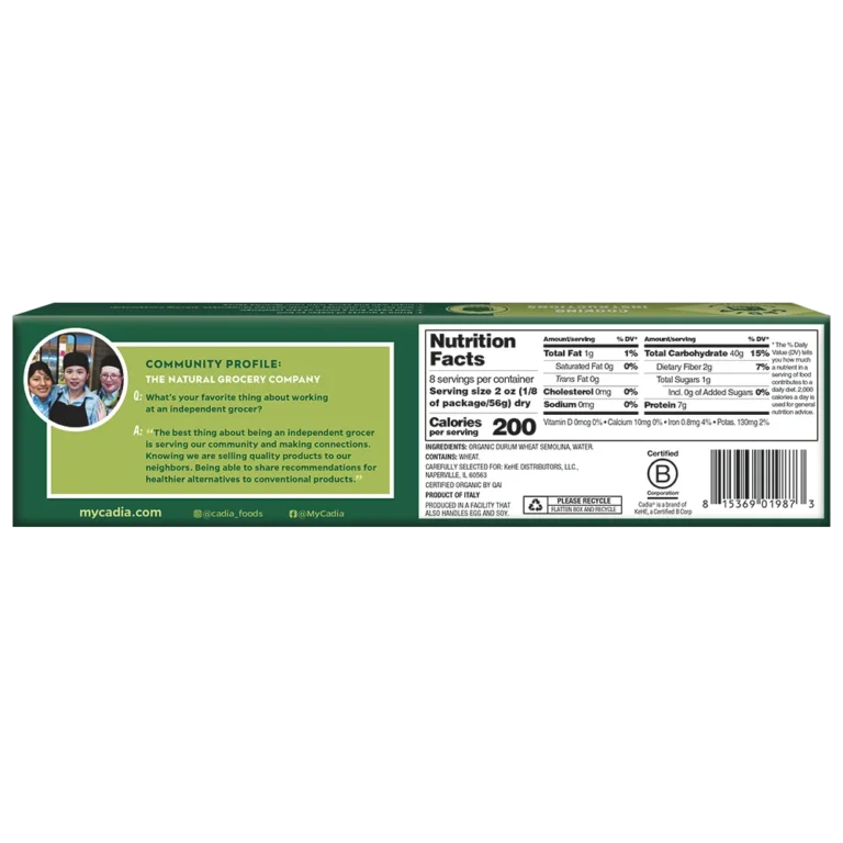 Organic Lenguine Pasta 16oz