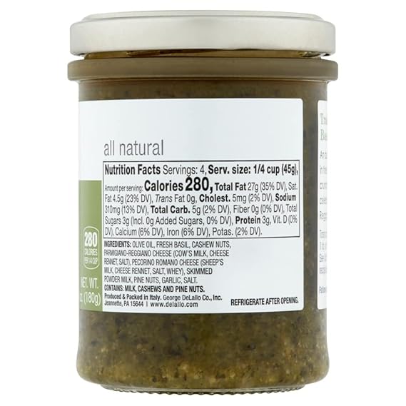 Pesto in Olive Oil 6.35oz