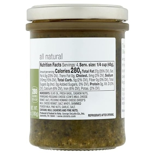 Pesto in Olive Oil 6.35oz